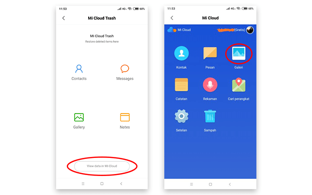 Cara Download Foto yang Tersimpan di Mi Cloud