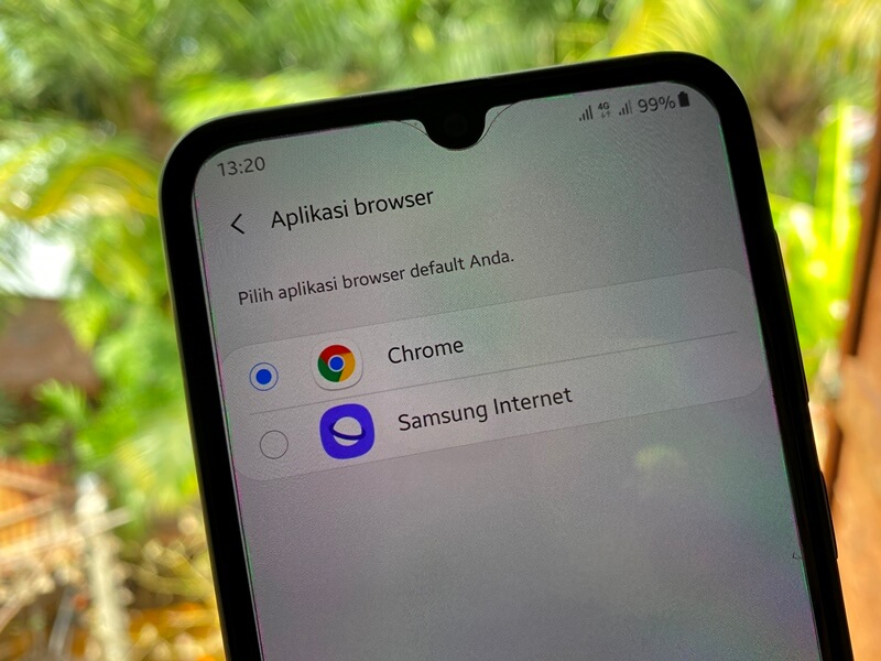 Cara Jadikan Chrome Sebagai Browser Default di Samsung Galaxy One UI