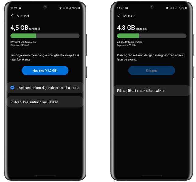 Cara Membersihkan RAM di Ponsel Samsung (One UI 2)