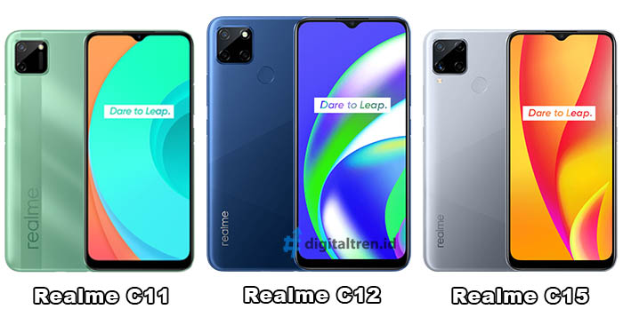 Perbedaan Realme C11, C12 dan C15