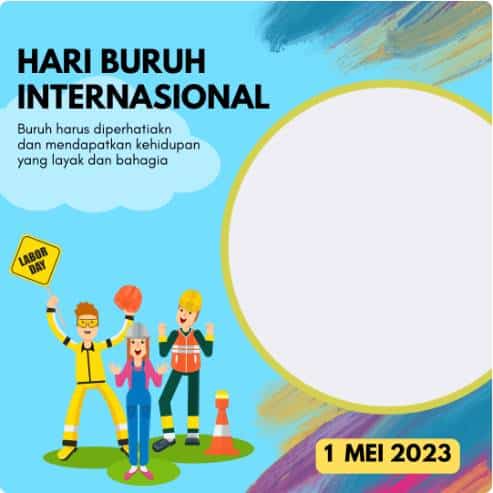 Kumpulan Link Download Twibbon Hari Buruh 2023